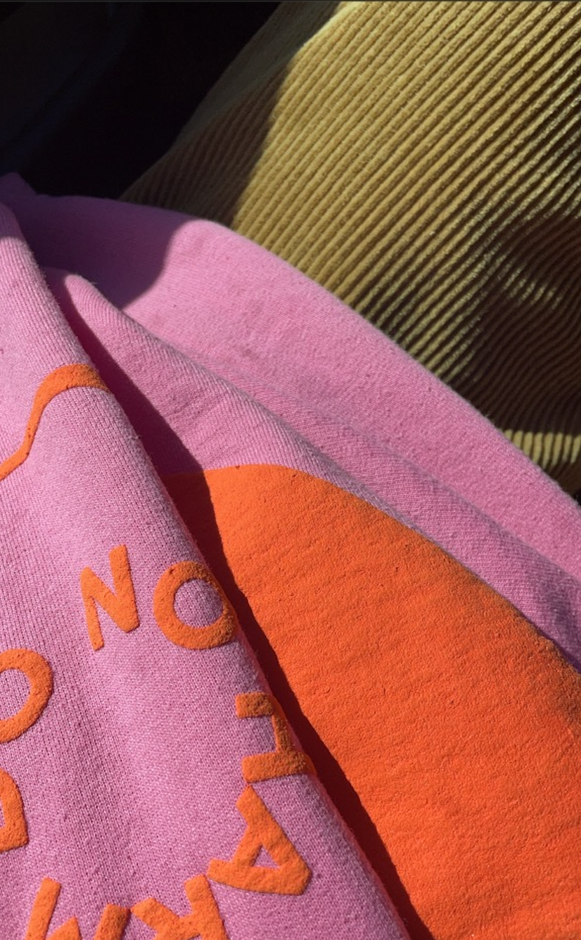 Yin Yang Hoodie - Pink